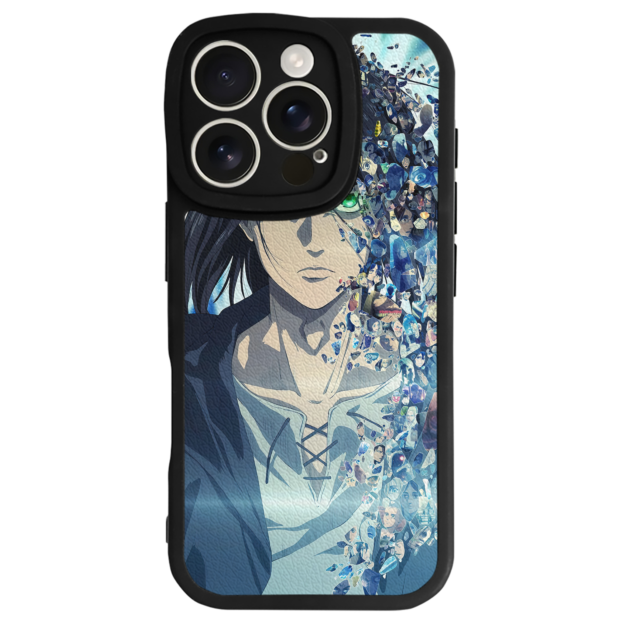 （画像用） 進撃の巨人 Attack on Titan 【iPhone 16シリーズ対応】シリコンスマホケース（レザー調） 材質：シリコン